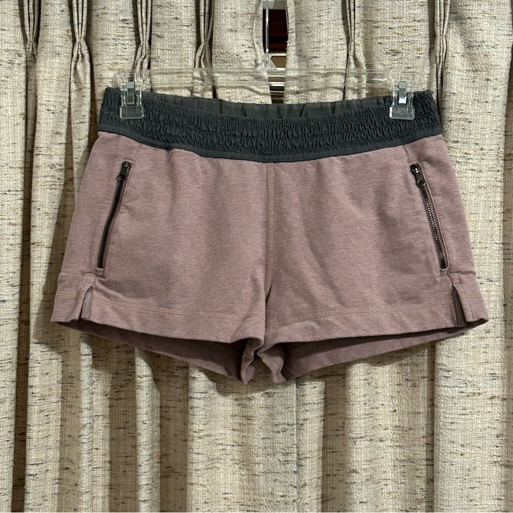 Lululemon All In Short Heathered Bark/Berry Slate - 8